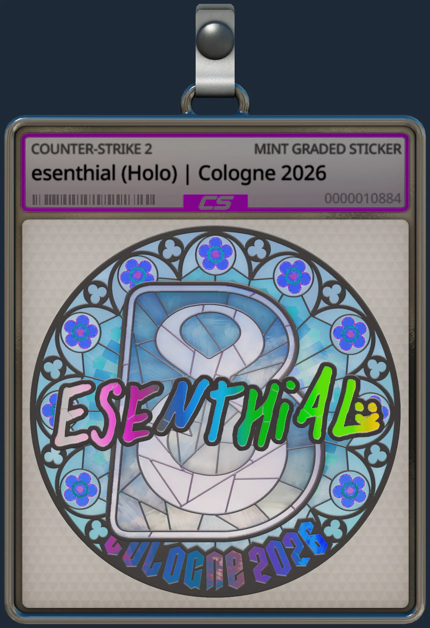 Sticker | esenthial (Holo) | Cologne 2026