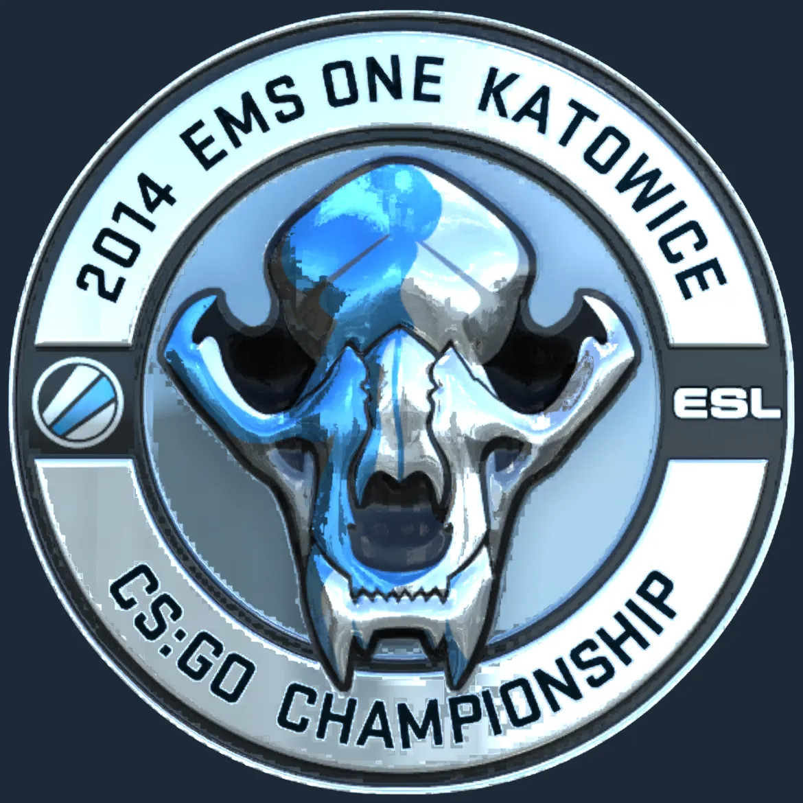 Sticker | ESL Skull (Foil) | Katowice 2014
