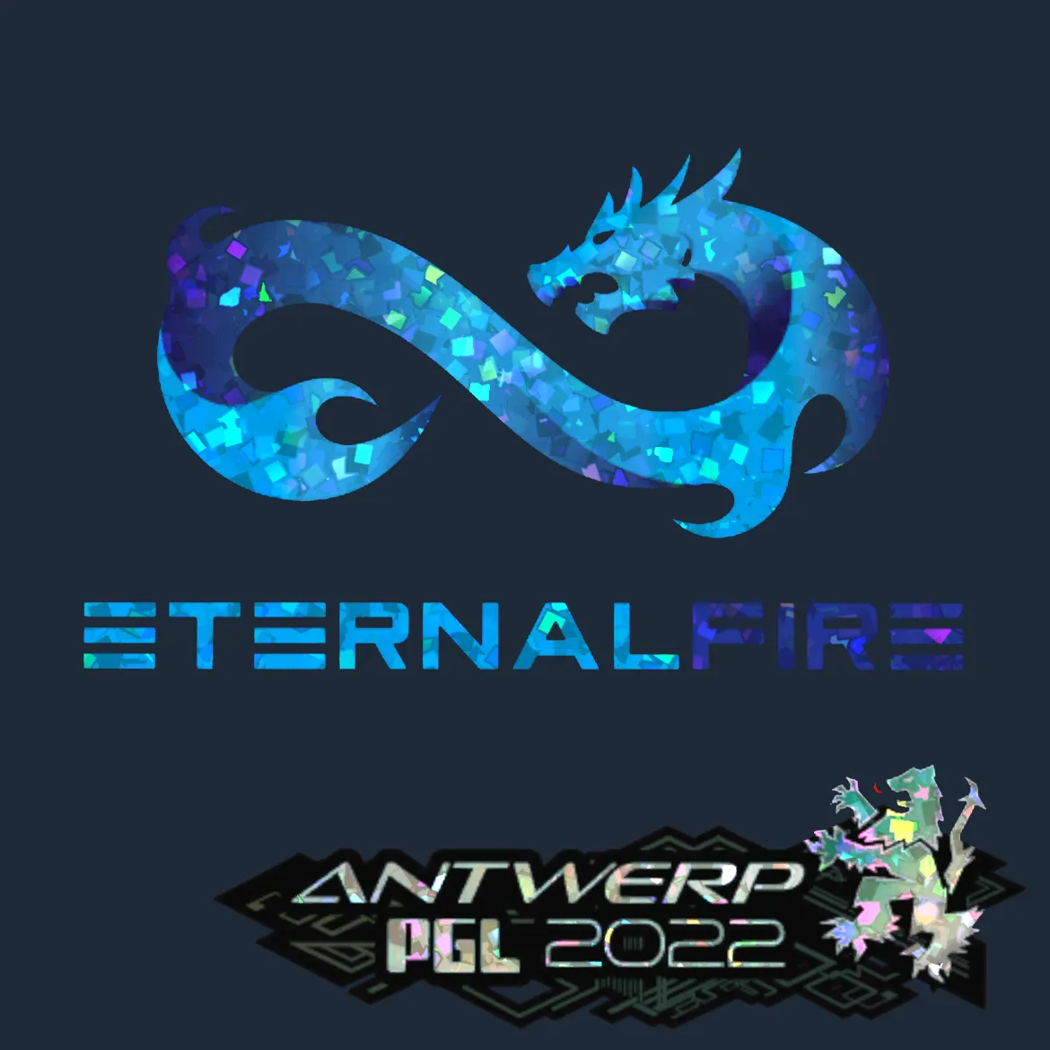 Sticker | Eternal Fire (Glitter) | Antwerp 2022