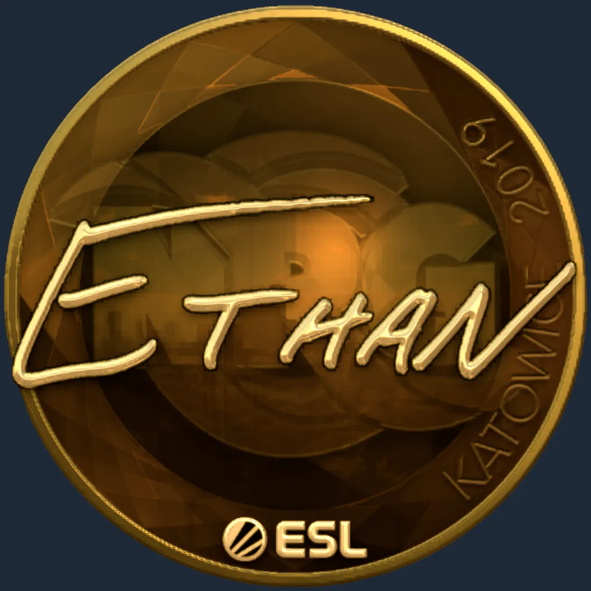 Sticker | Ethan (Gold) | Katowice 2019