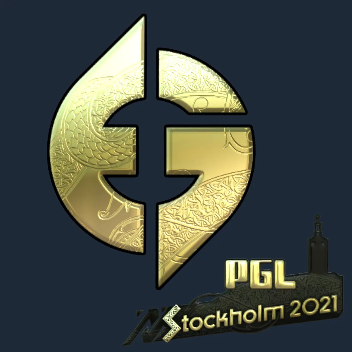 Sticker | Evil Geniuses (Gold) | Stockholm 2021