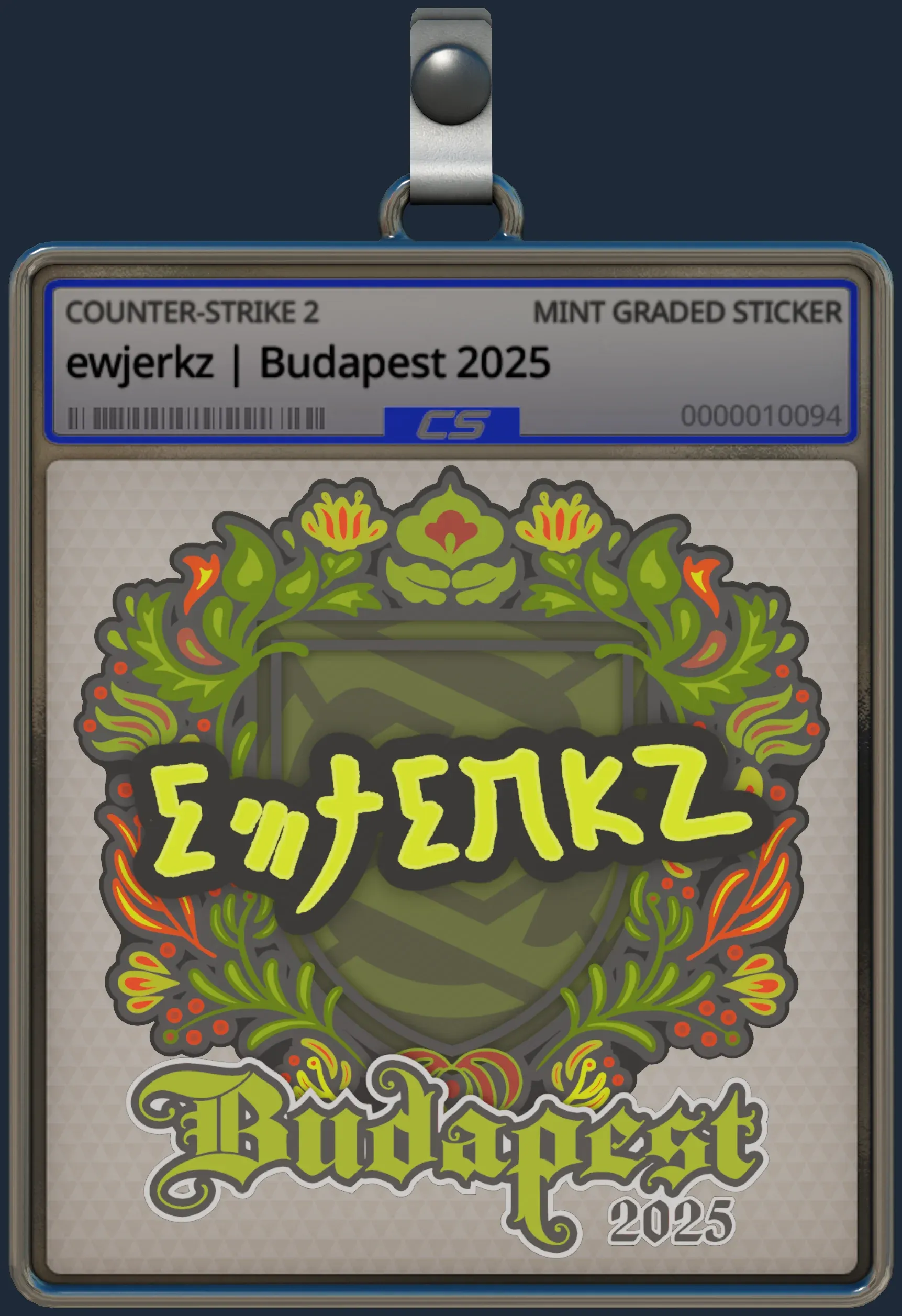 Sticker | ewjerkz | Budapest 2025