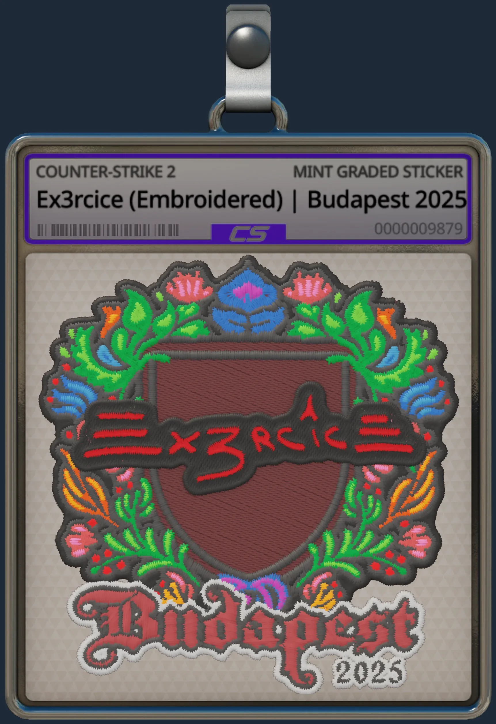 Sticker | Ex3rcice (Embroidered) | Budapest 2025