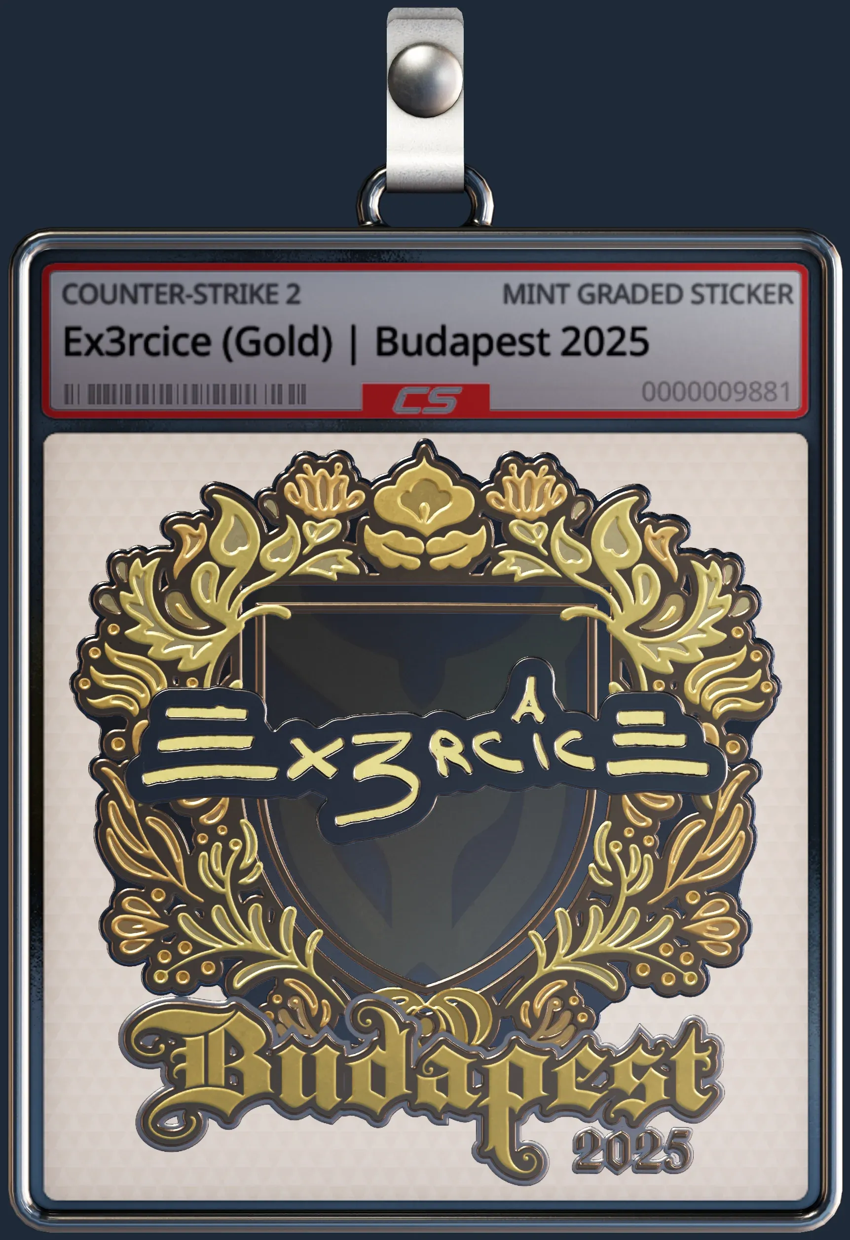 Sticker | Ex3rcice (Gold) | Budapest 2025