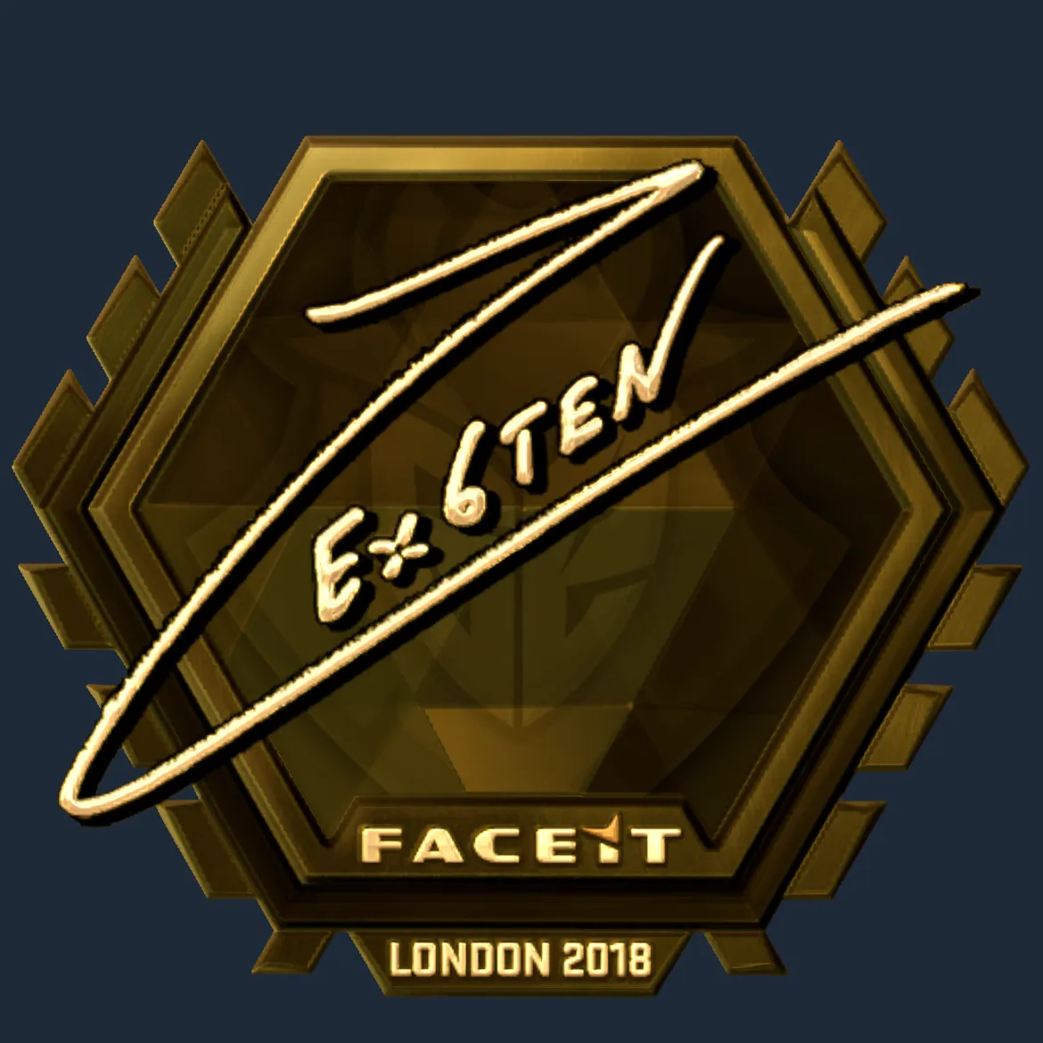 Sticker | Ex6TenZ (Gold) | London 2018