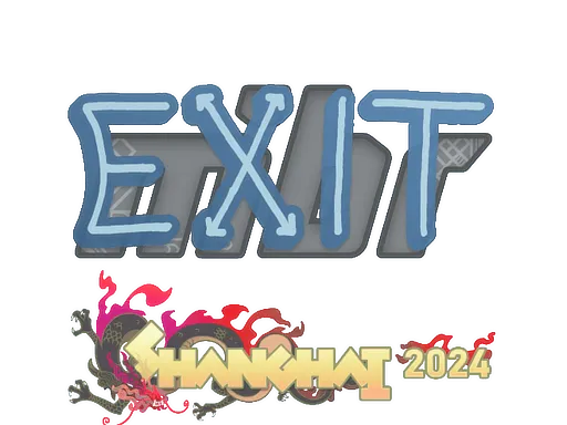 Sticker | exit | Shanghai 2024