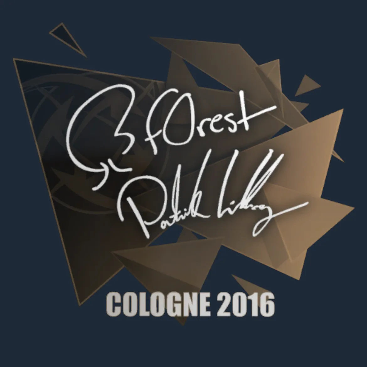 Sticker | f0rest | Cologne 2016