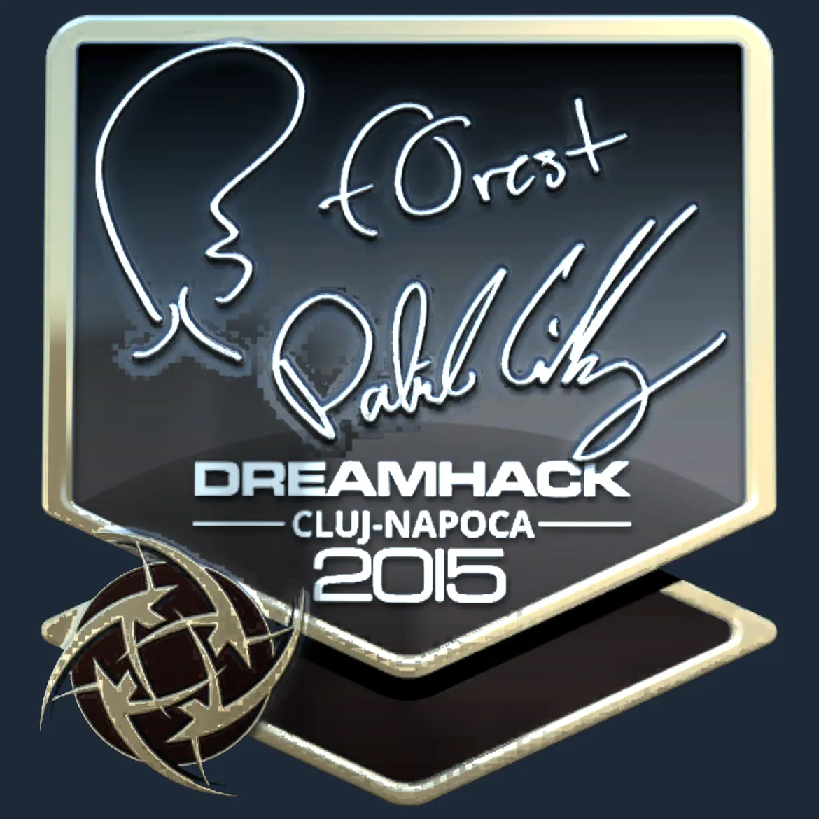 Sticker | f0rest (Foil) | Cluj-Napoca 2015