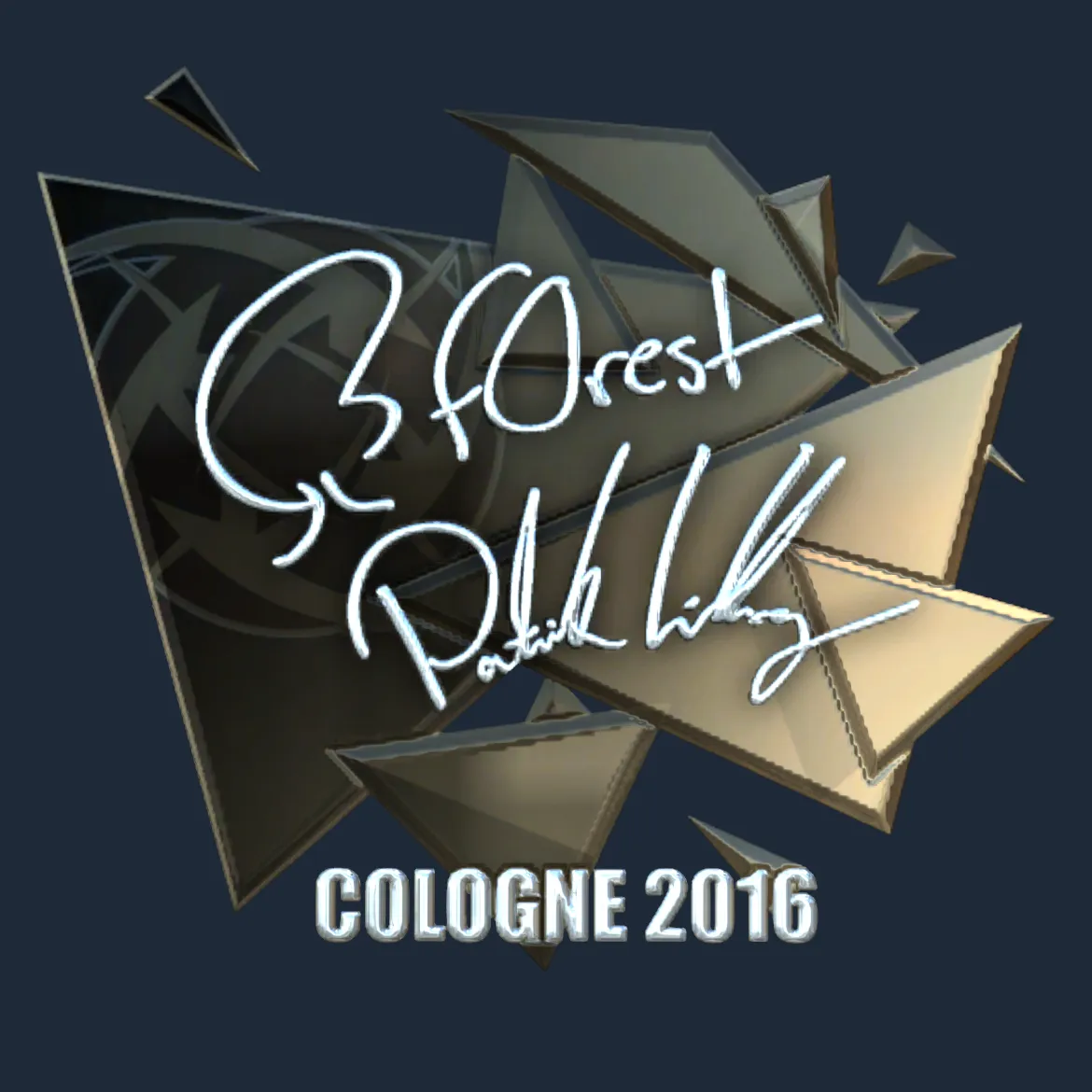 Sticker | f0rest (Foil) | Cologne 2016