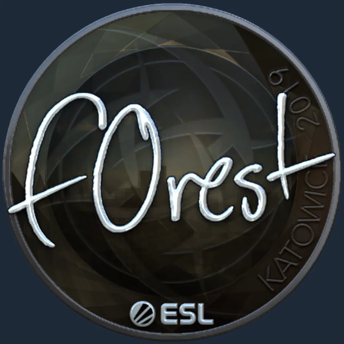 Sticker | f0rest (Foil) | Katowice 2019