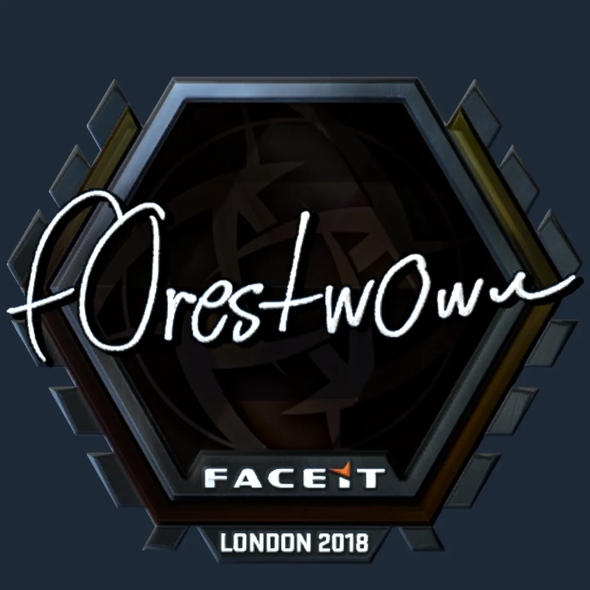 Sticker | f0rest (Foil) | London 2018