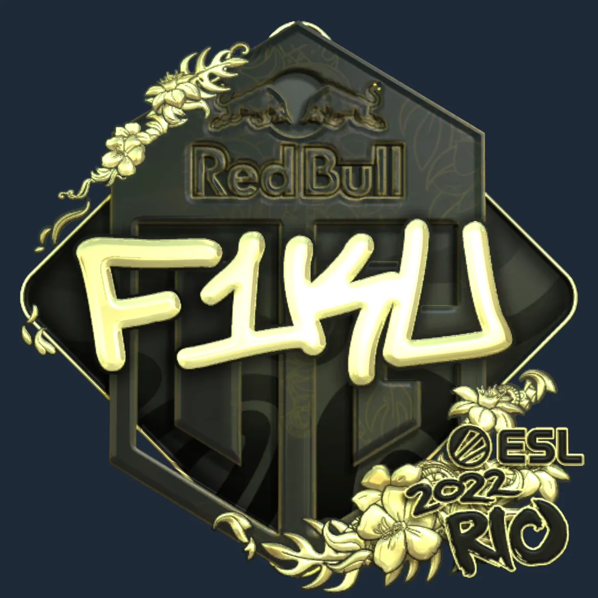Sticker | F1KU (Gold) | Rio 2022