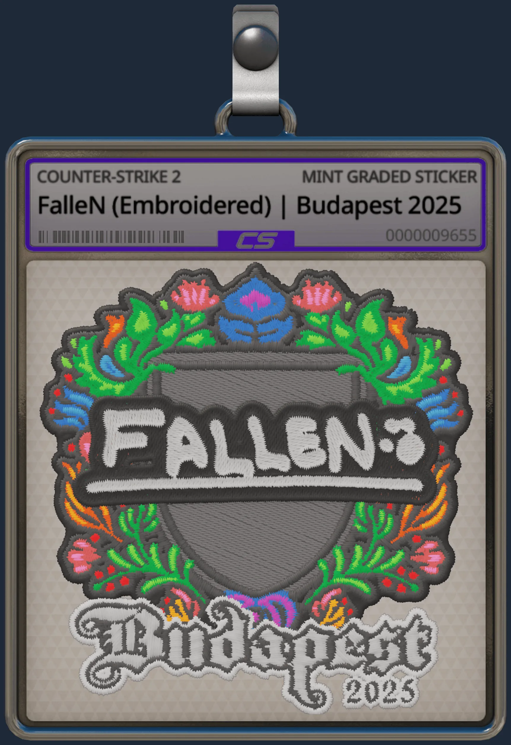 Sticker | FalleN (Embroidered) | Budapest 2025