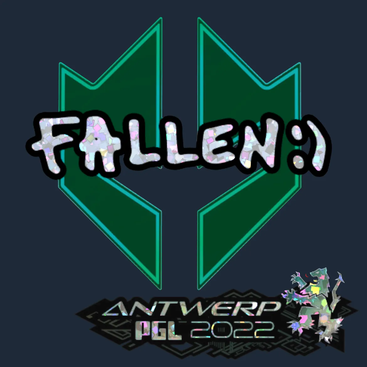 Sticker | FalleN (Glitter) | Antwerp 2022