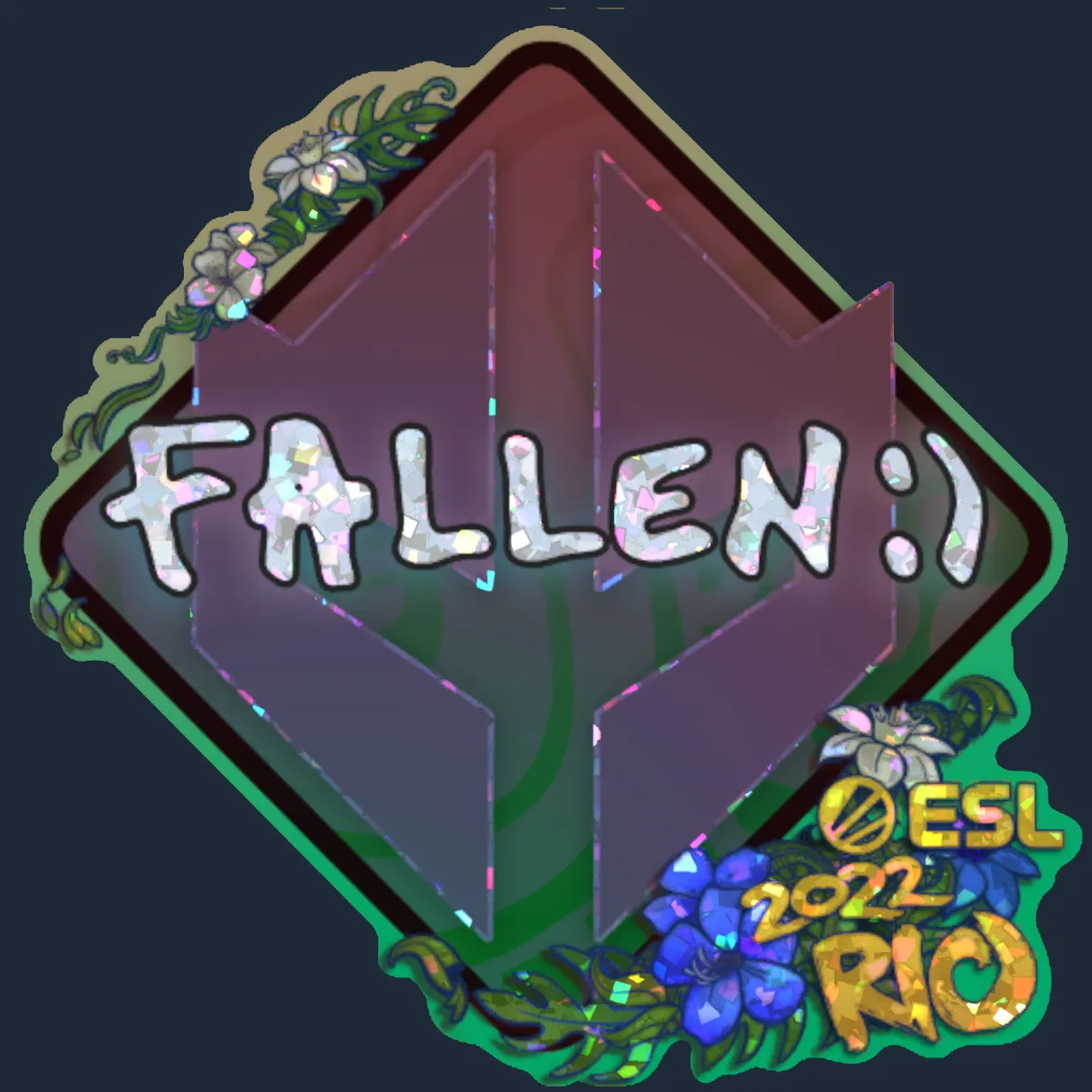 Sticker | FalleN (Glitter) | Rio 2022