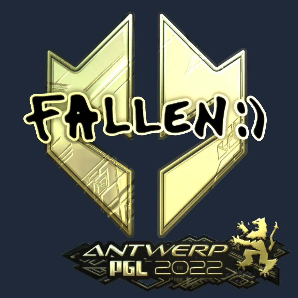 Sticker | FalleN (Gold) | Antwerp 2022