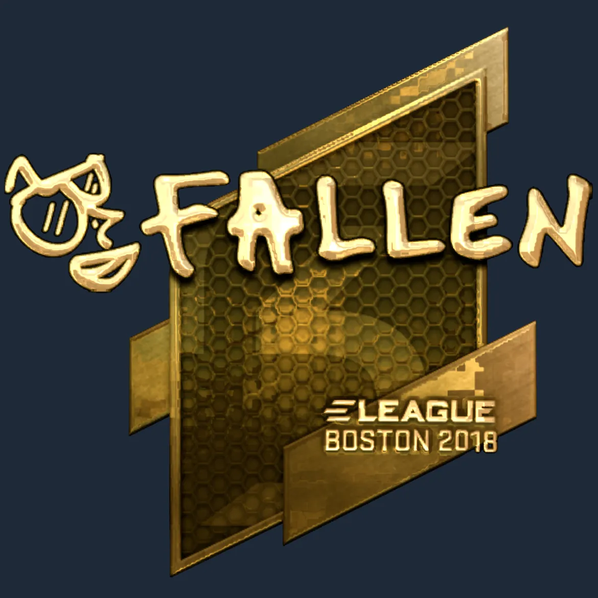 Sticker | FalleN (Gold) | Boston 2018