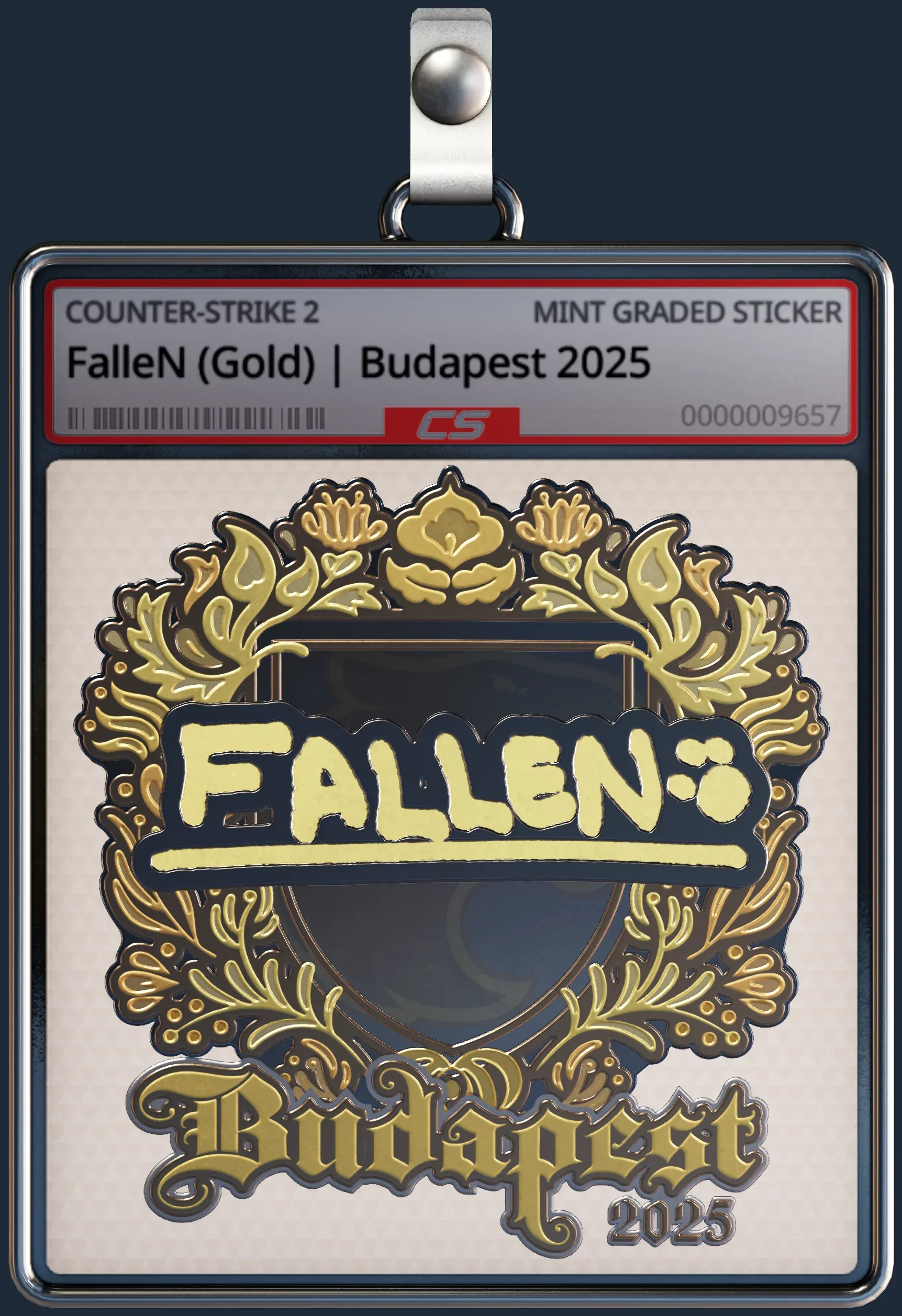 Sticker | FalleN (Gold) | Budapest 2025