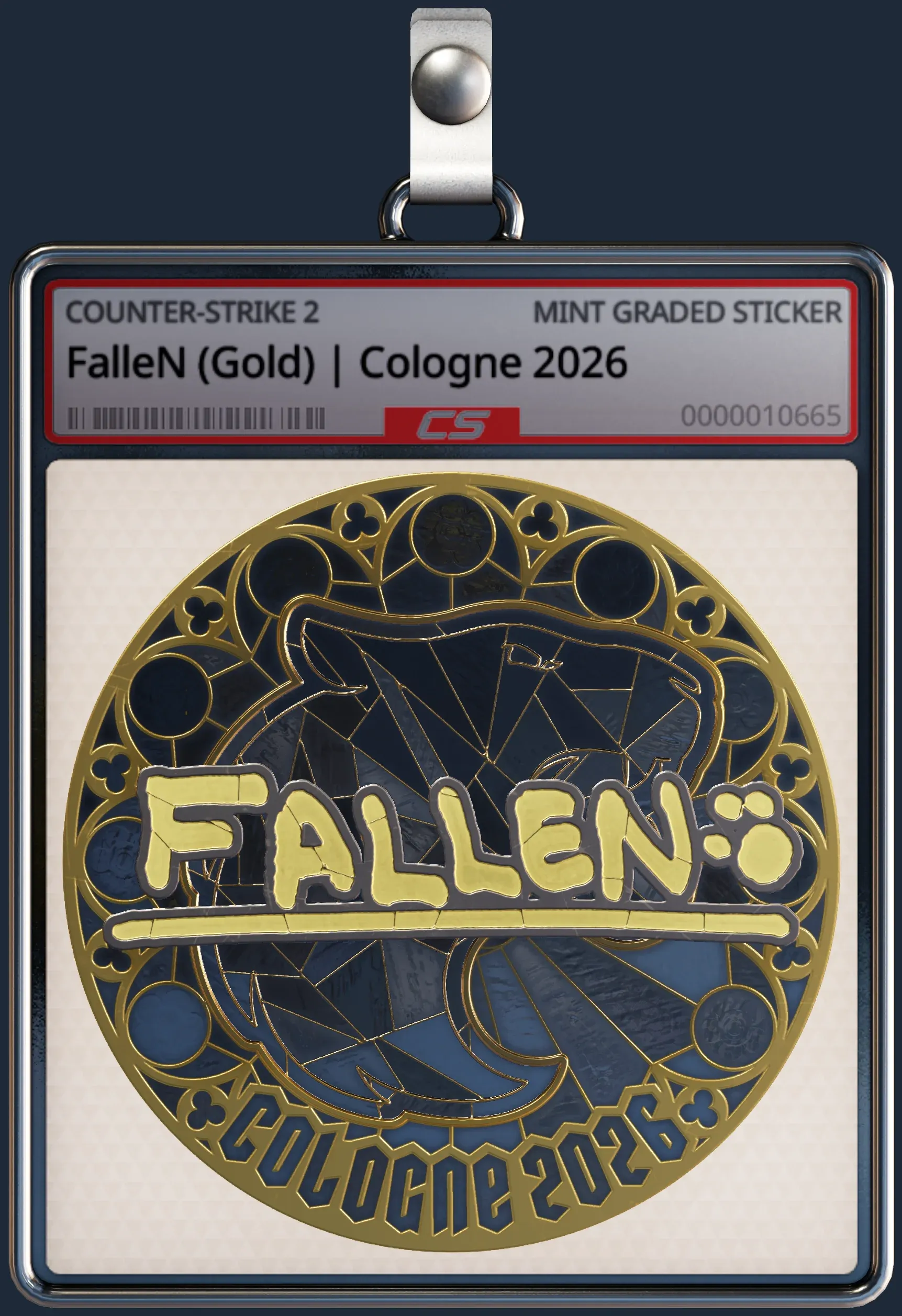 Sticker | FalleN (Gold) | Cologne 2026
