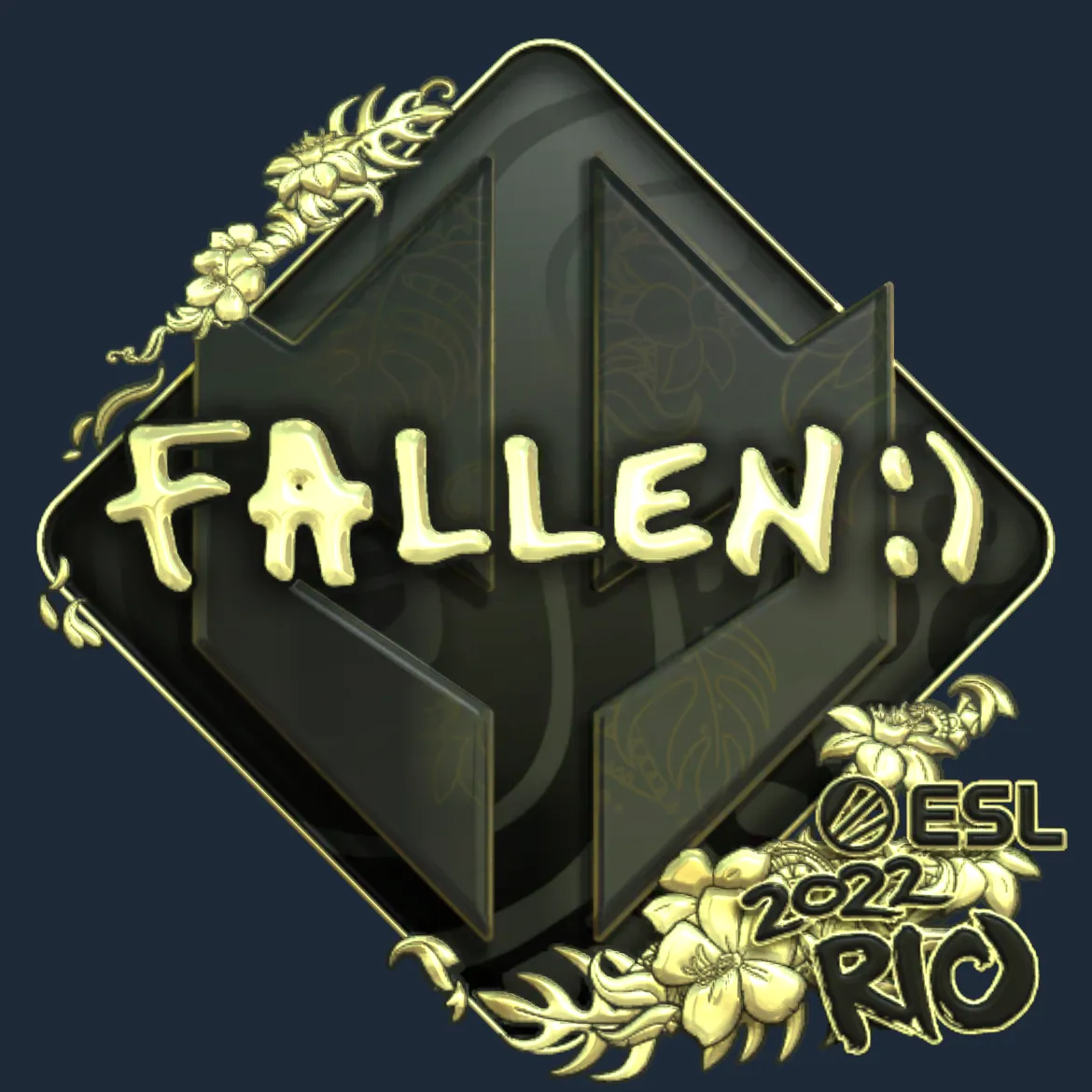 Sticker | FalleN (Gold) | Rio 2022