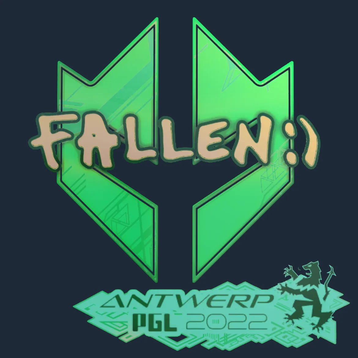 Sticker | FalleN (Holo) | Antwerp 2022