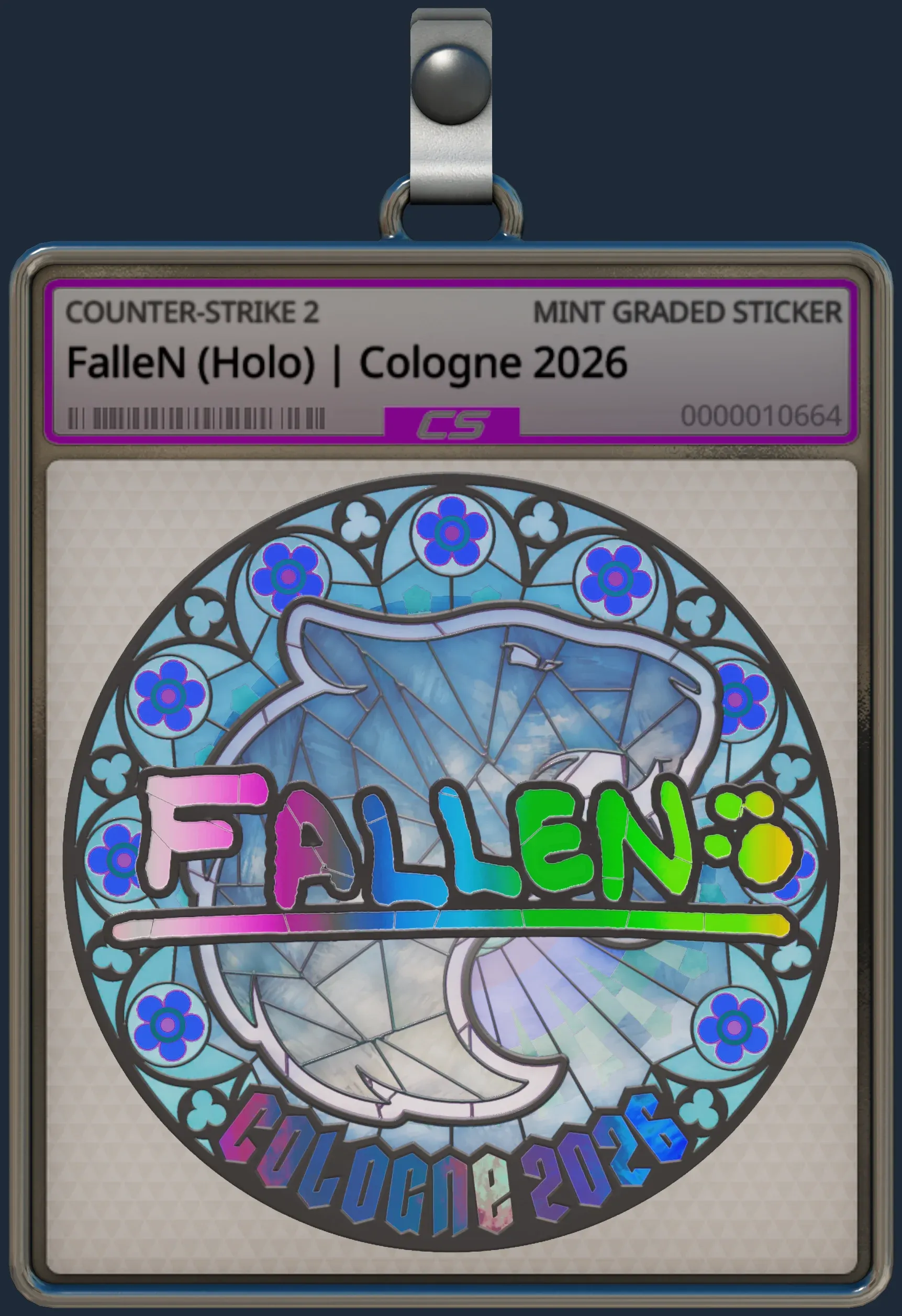 Sticker | FalleN (Holo) | Cologne 2026 Sticker | FalleN (Holo) | Cologne 2026