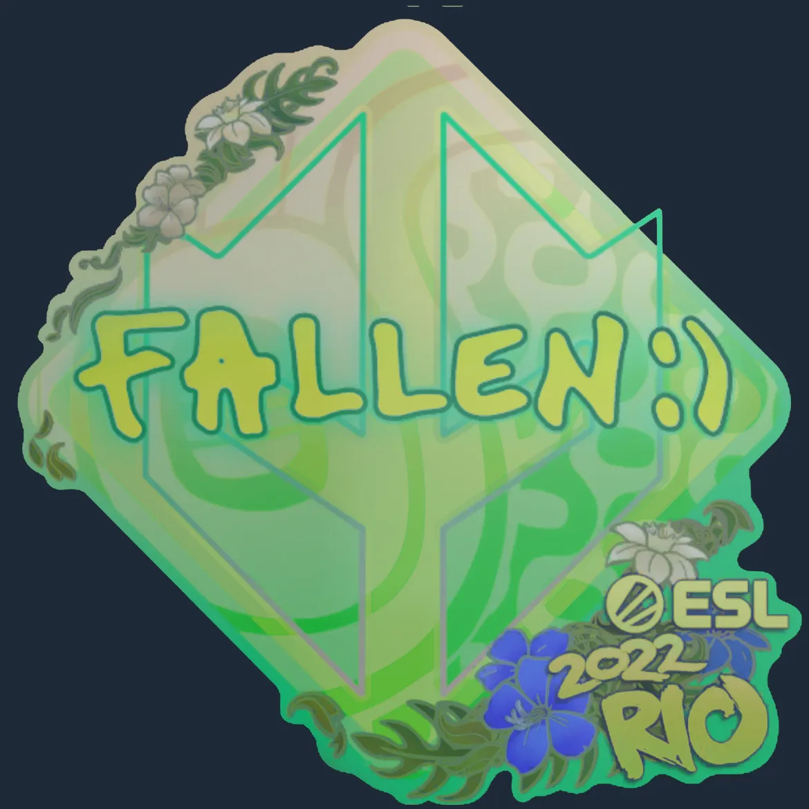 Sticker | FalleN (Holo) | Rio 2022