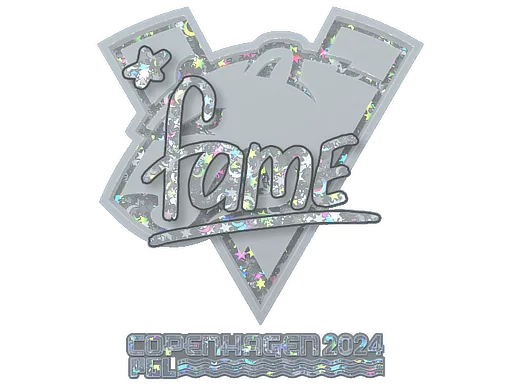 Sticker | fame (Glitter) | Copenhagen 2024