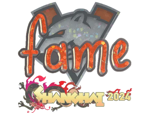 Sticker | fame (Glitter) | Shanghai 2024