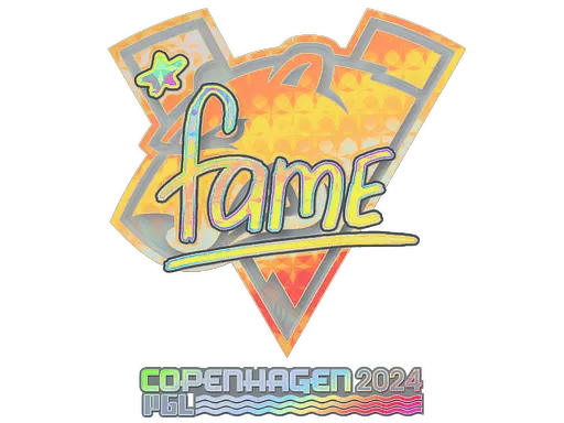 Sticker | fame (Holo) | Copenhagen 2024