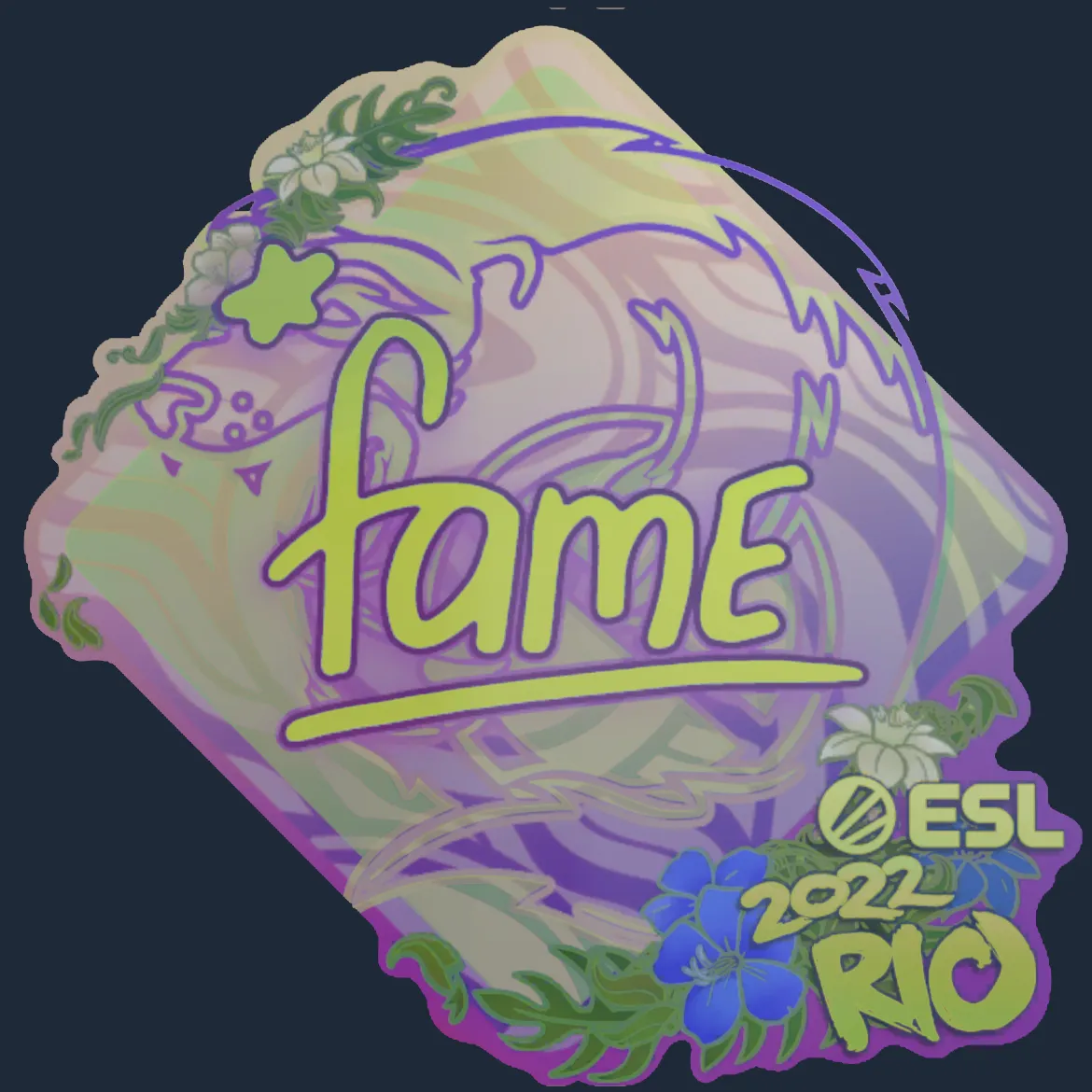 Sticker | fame (Holo) | Rio 2022