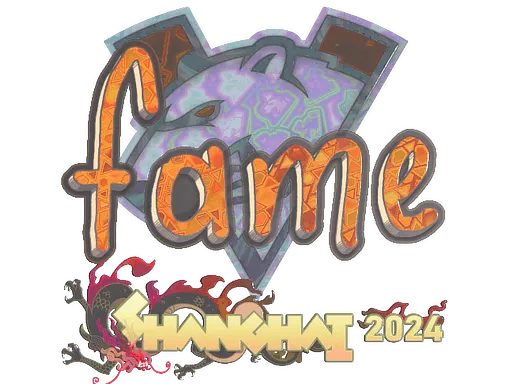 Sticker | fame (Holo) | Shanghai 2024