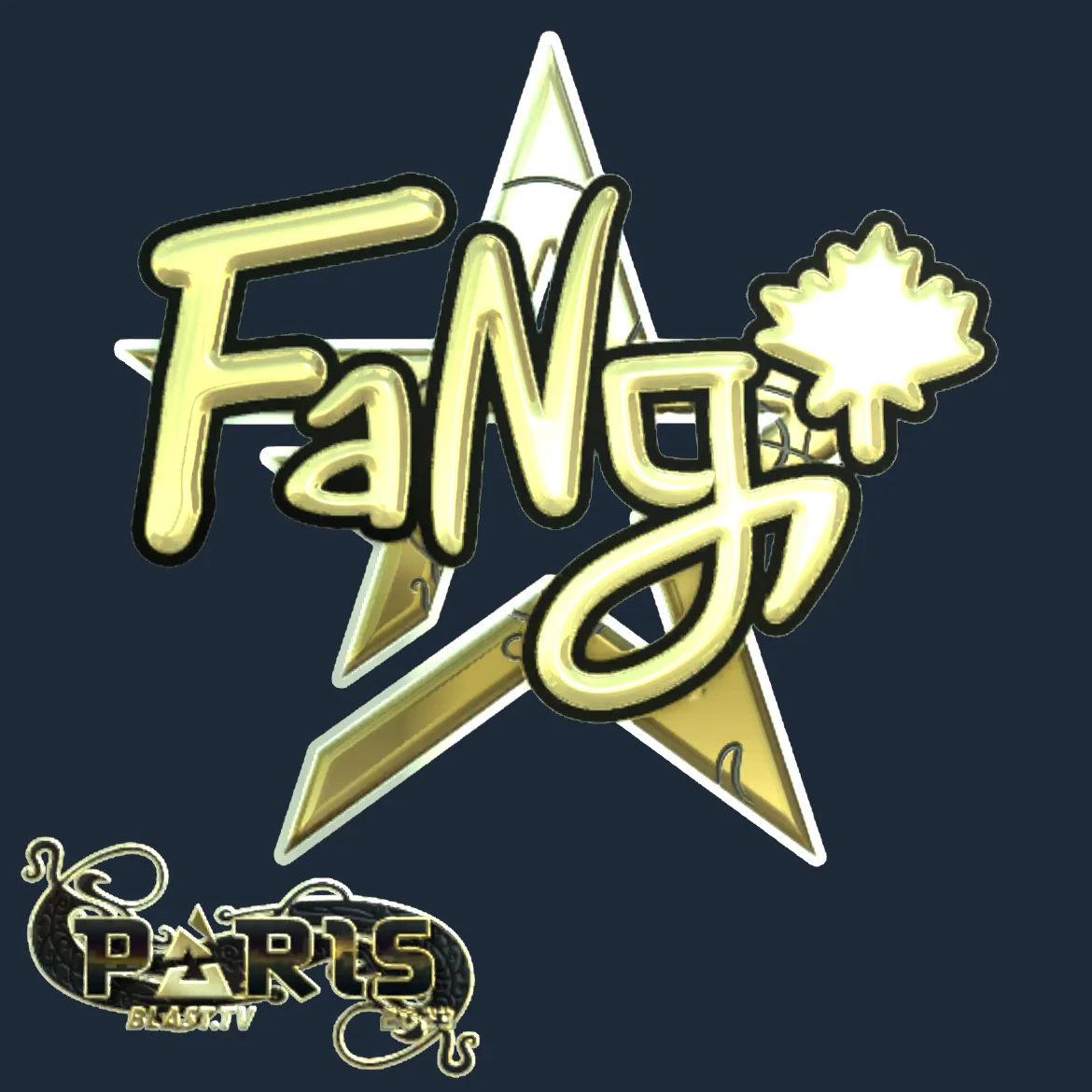 Sticker | FaNg (Gold) | Paris 2023