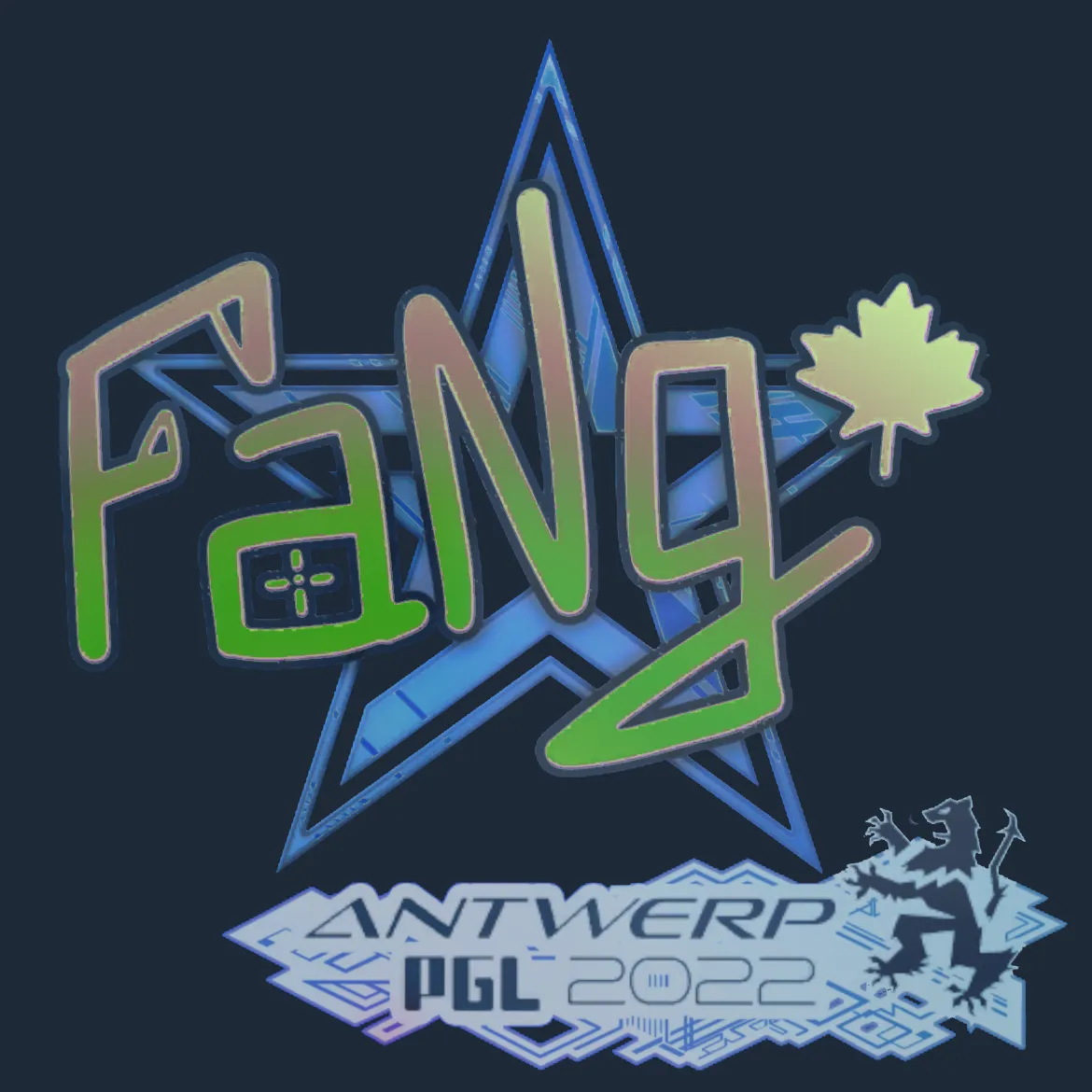 Sticker | FaNg (Holo) | Antwerp 2022