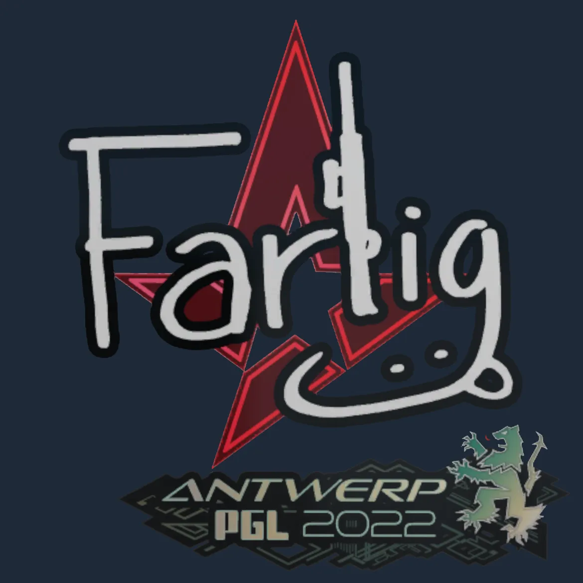 Sticker | Farlig | Antwerp 2022