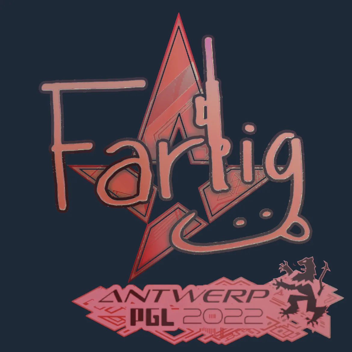 Sticker | Farlig (Holo) | Antwerp 2022