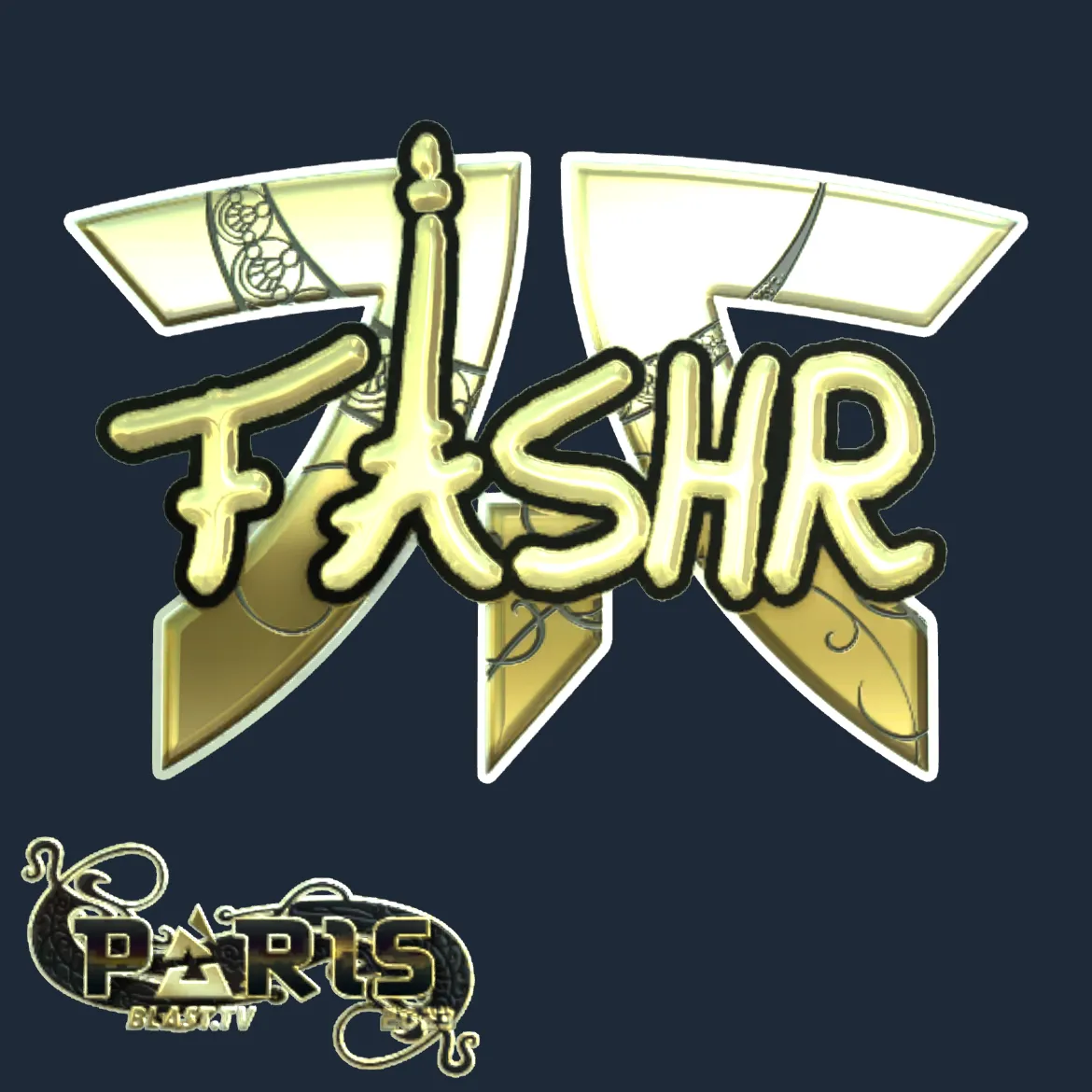 Sticker | FASHR (Gold) | Paris 2023