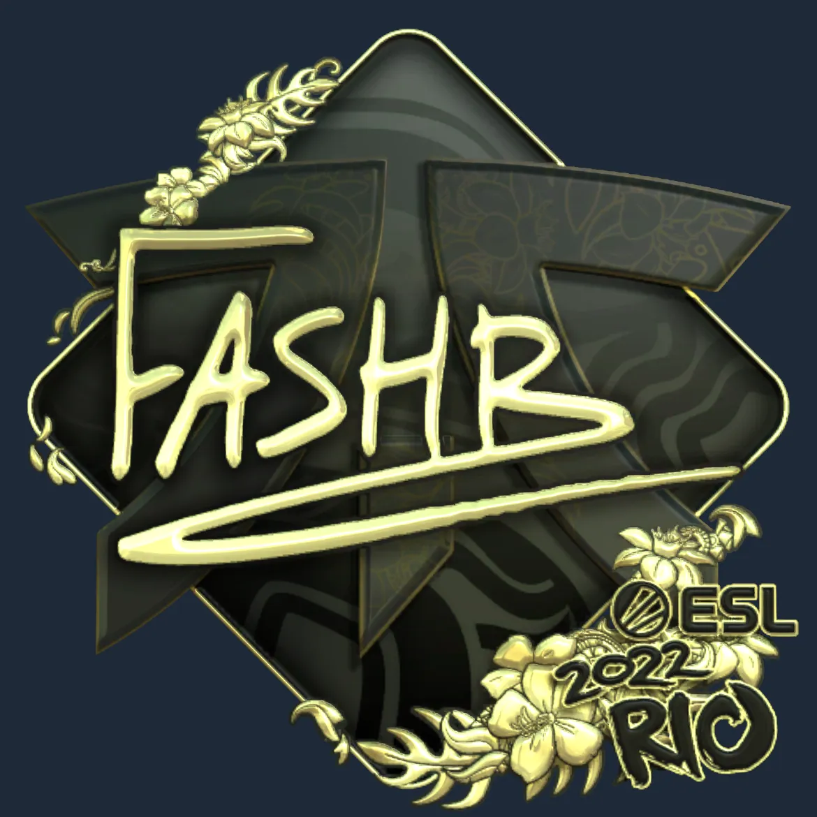 Sticker | FASHR (Gold) | Rio 2022