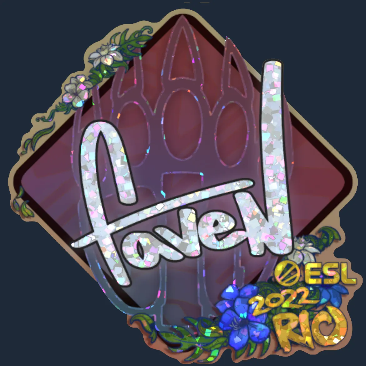 Sticker | faveN (Glitter) | Rio 2022