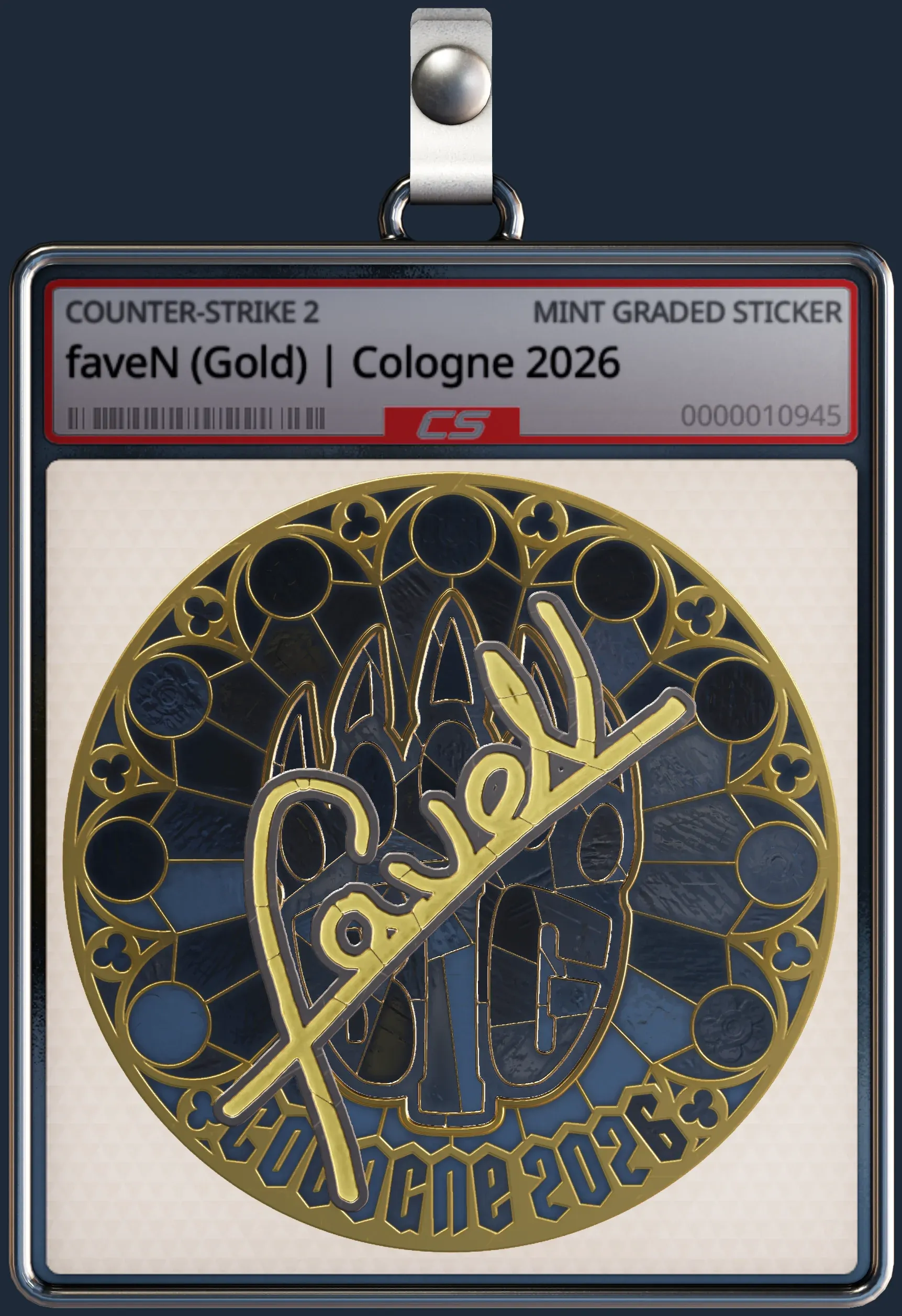 Sticker | faveN (Gold) | Cologne 2026