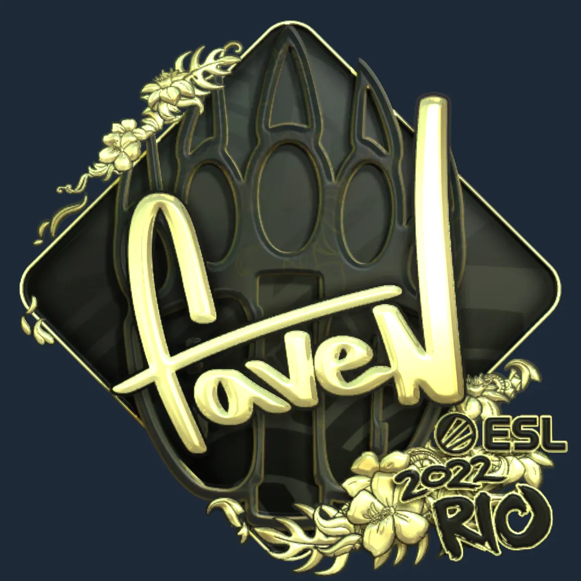 Sticker | faveN (Gold) | Rio 2022