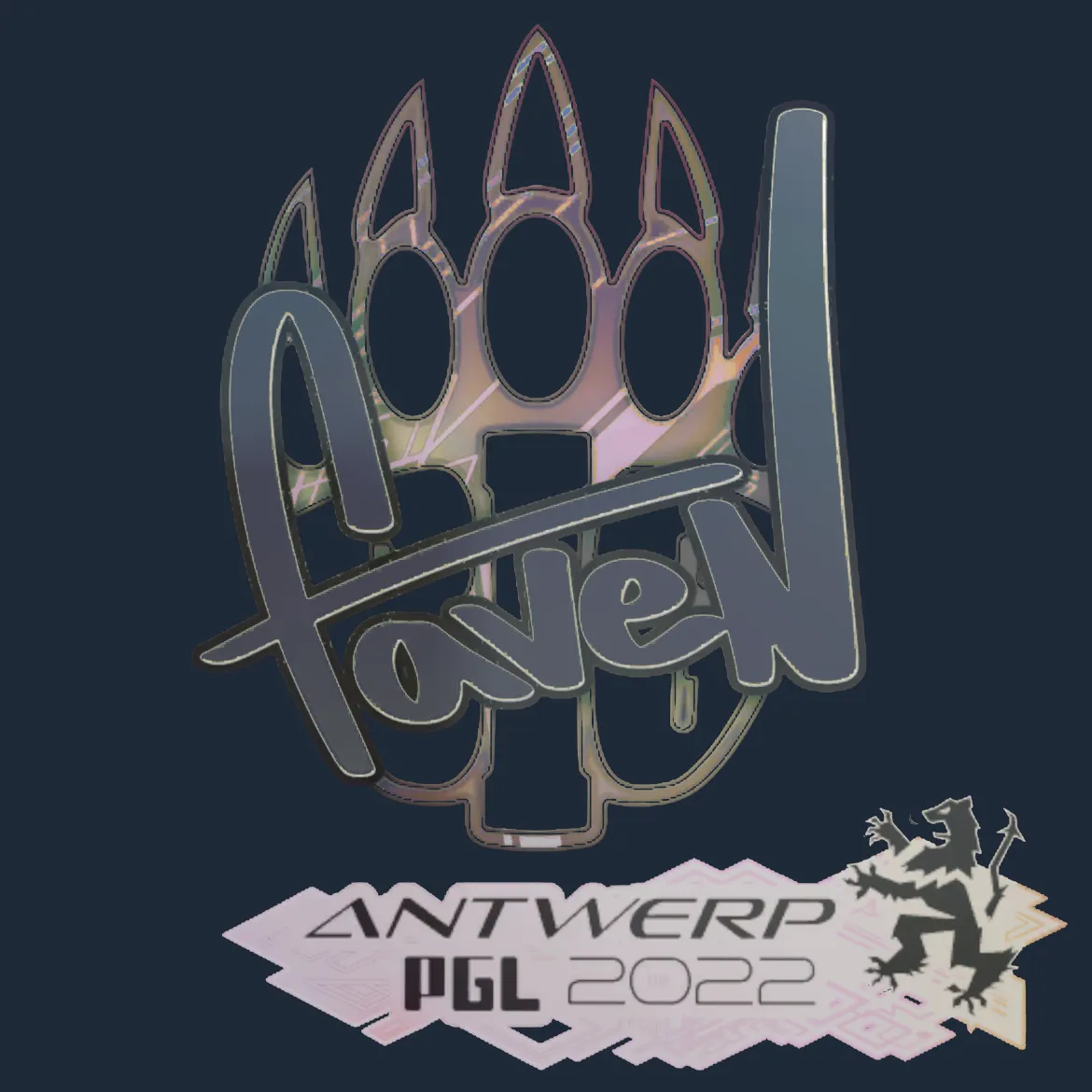 Sticker | faveN (Holo) | Antwerp 2022