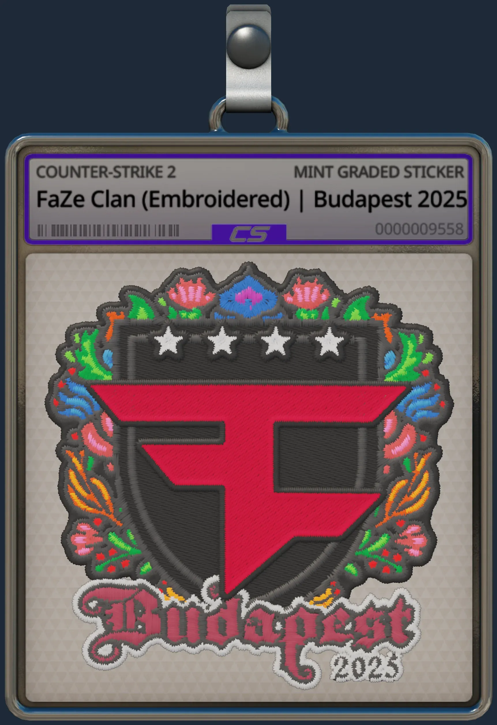 Sticker | FaZe Clan (Embroidered) | Budapest 2025