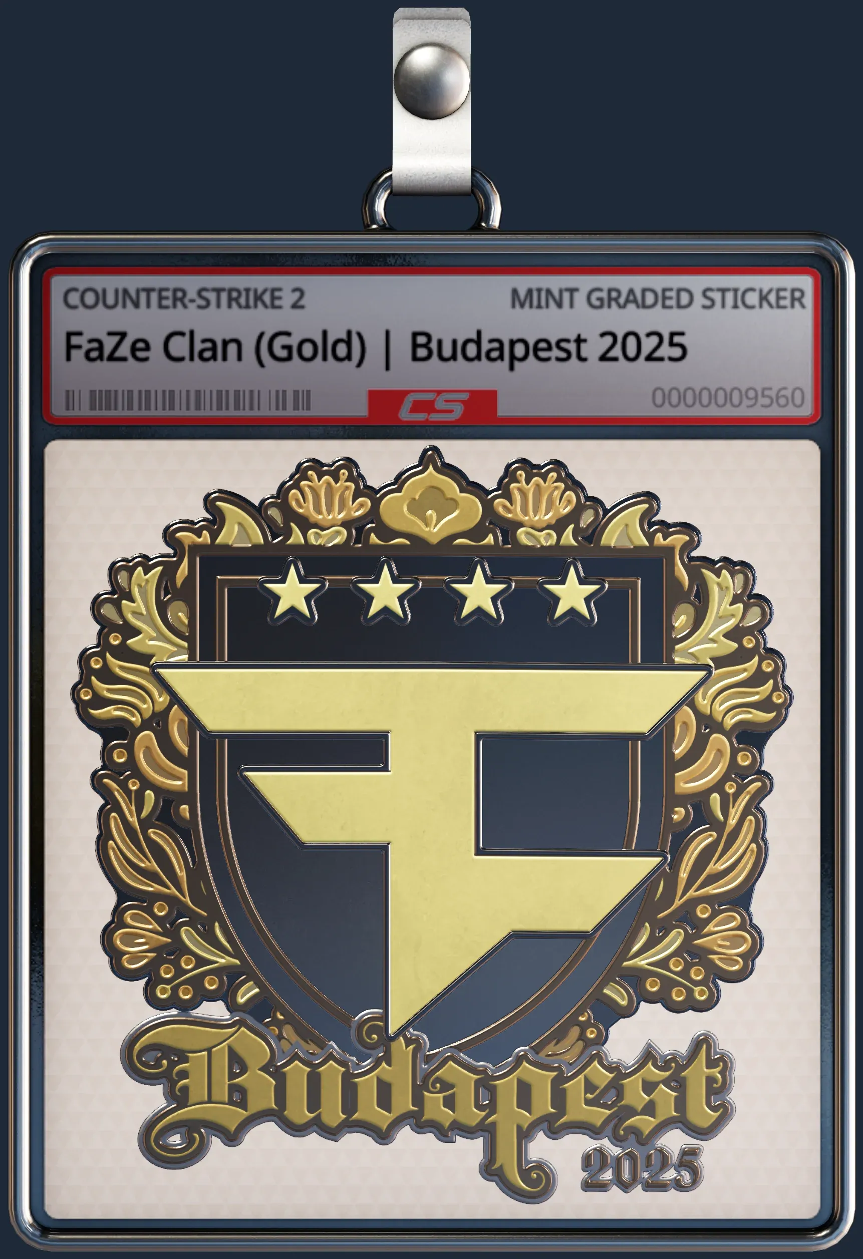 Sticker | FaZe Clan (Gold) | Budapest 2025 Sticker | FaZe Clan (Gold) | Budapest 2025