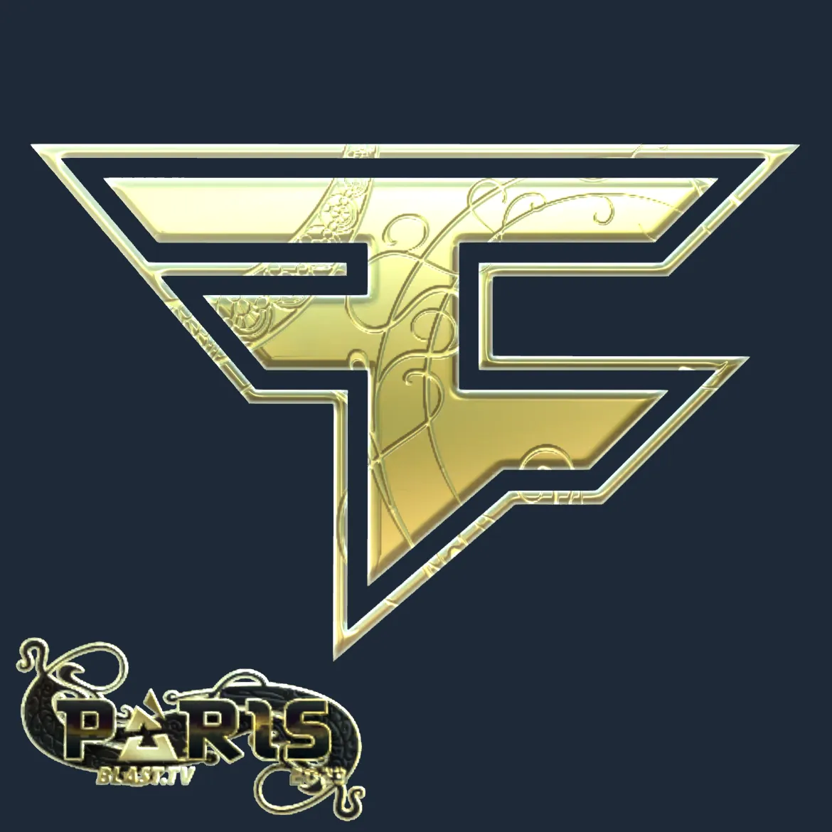 Sticker | FaZe Clan (Gold) | Paris 2023