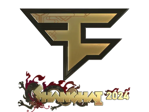 Sticker | FaZe Clan (Gold) | Shanghai 2024