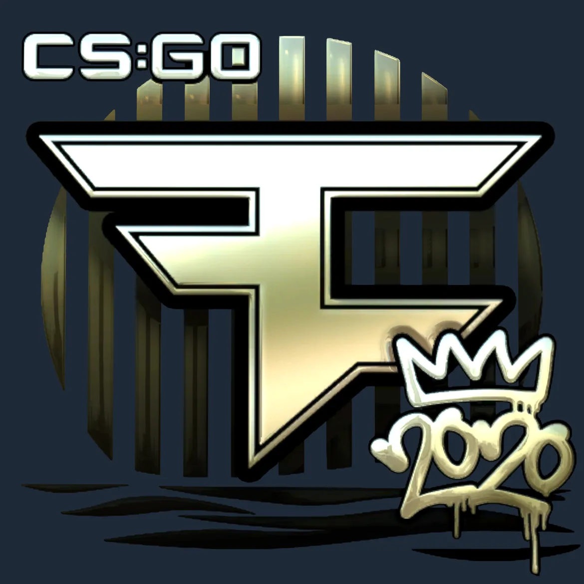 Sticker | FaZe (Gold) | 2020 RMR