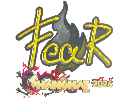 Sticker | fEAR (Glitter) | Shanghai 2024