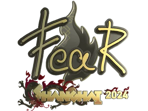Sticker | fEAR (Gold) | Shanghai 2024
