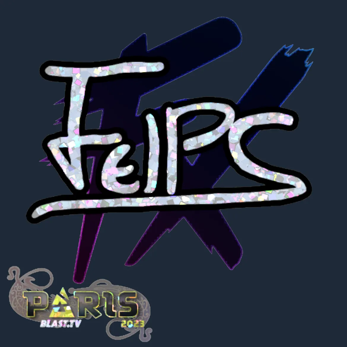 Sticker | felps (Glitter) | Paris 2023